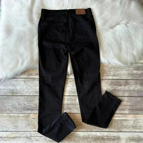 NWOT New Madewell 10” High Riser Skinny Skinny Black Jeans 27 Tall - Picture 2 of 7